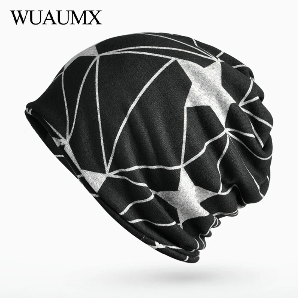 

Unisex Fall Winter Hats For Women Men Pentagram Turban Hats Velvet Skullies Beanies Knitted Cap For Female czapka zimowa