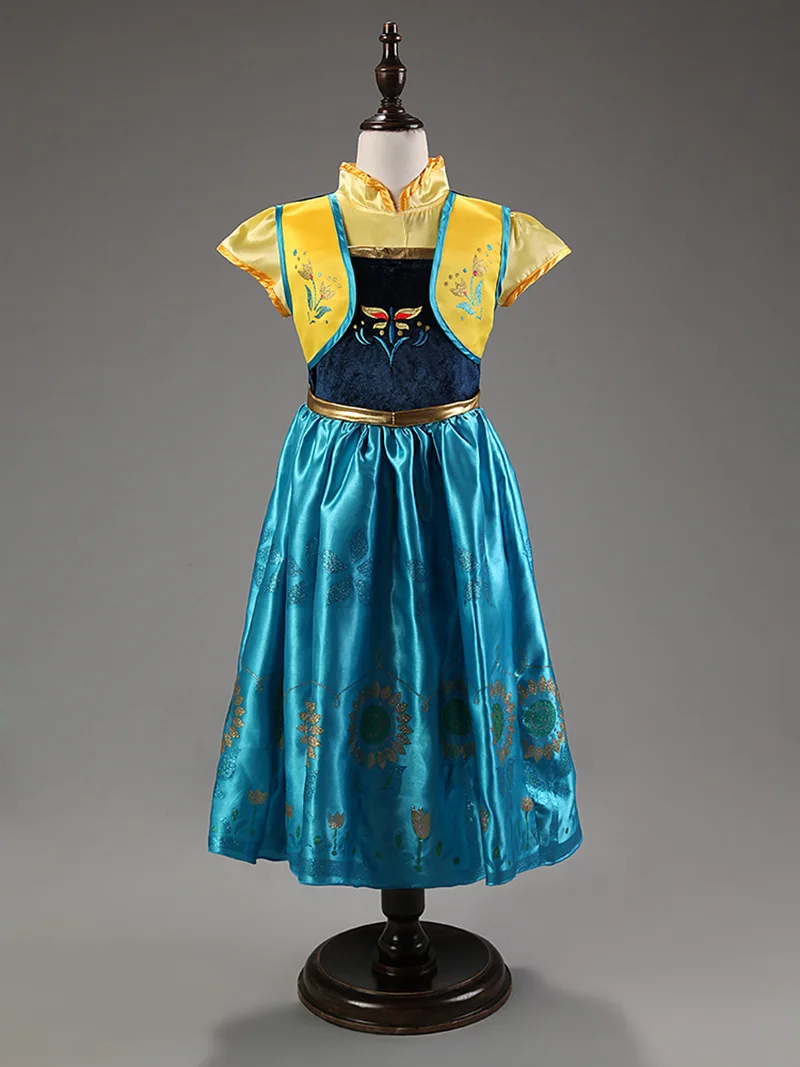 2017 brand new HOT Cinderella girl princess dress with butterfly print free ship high quality girls outwear fashion style | Детская