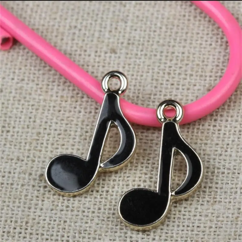 Подвеска из цинкового сплава с черной эмалью 30 шт. | Украшения и аксессуары