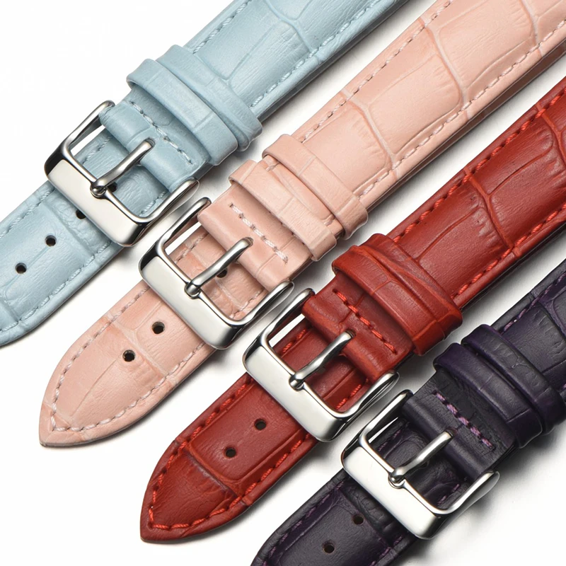 Watch band for watches 20mm 22mm 18mm watchband Genuine Cow leather strap bracelet for wristwatch Pin Buckle Accessories Replace