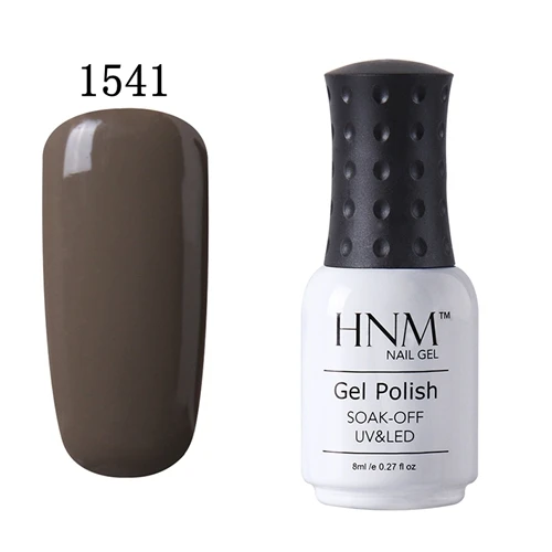 1541 HNM 8 мл УФ-гель для ногтей долговечный Гель-лак для ногтей чистый цвет краски Гель-лак Гибридный лак счастливый лак штамповка светодиодный гель-лампа для ногтей - Цвет: 1541