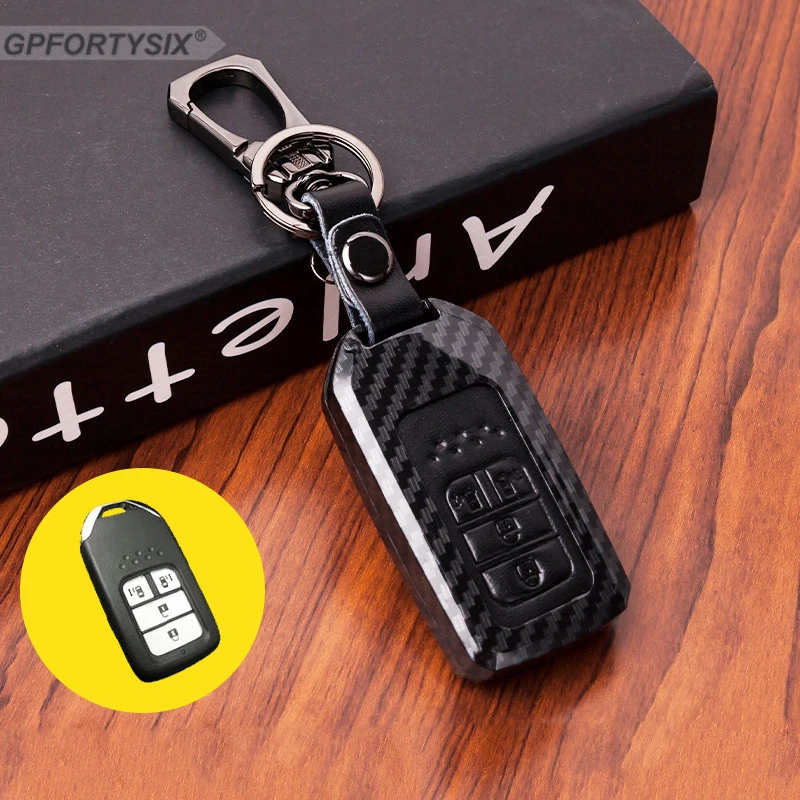 Чехол Letaher из углеродного волокна с дистанционным управлением для Honda Accord Civic Pilot