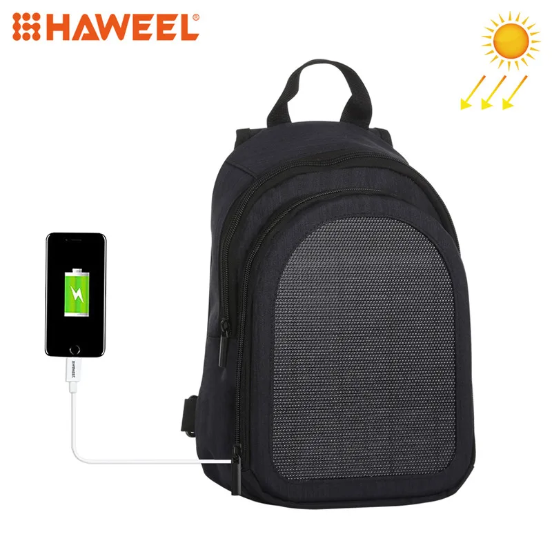 HAWEEL Новое поступление Солнечный двойной рюкзак сумка