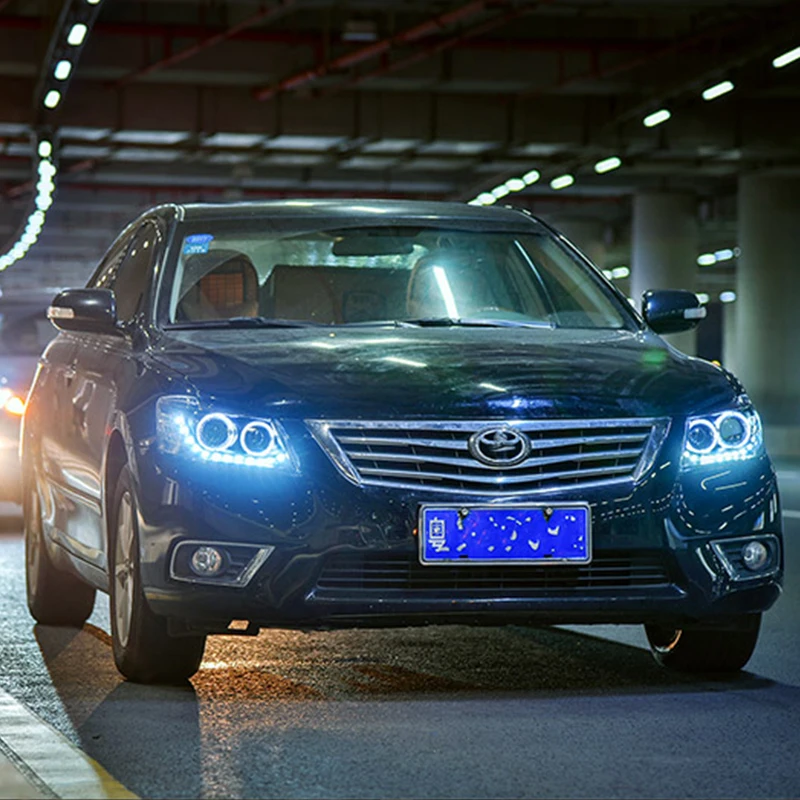 Чехол для автомобильной фары Toyota Camry 2009 2010 светодиодный ные ангельские глазки DRL H7