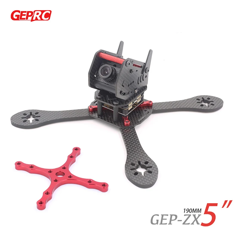 GEPRC GEP ZX5 5 дюймовая рамка из углеродного волокна ZX6 Ture X для RC DIY FPV Racing Drone|Детали и