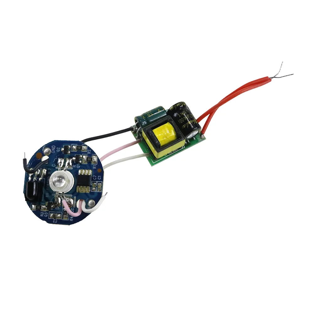 Светодиодная RGB-лампа E27 3 Вт пузырьковый шарик корпус лампы аксессуары