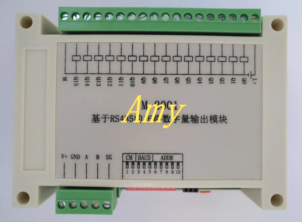 16 полосный цифровой выход DO Модуль RS485 Modbus сбор данных плата связи PLC расширение