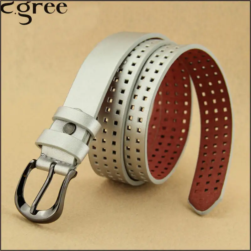 Модный женский ремень из натуральной кожи роскошный коровьей со стразами