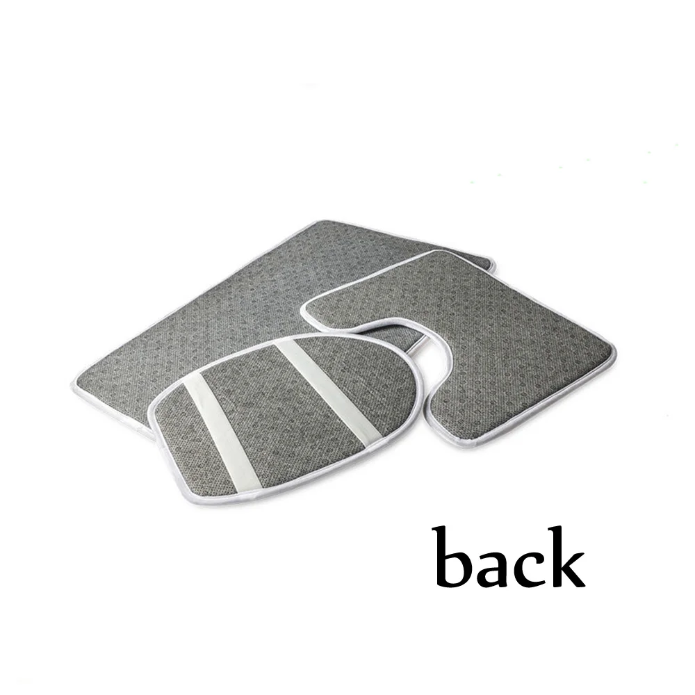 HUGSIDEA комплект из 3 предметов чехол для унитаза туалет набор лист Подсолнух коврик