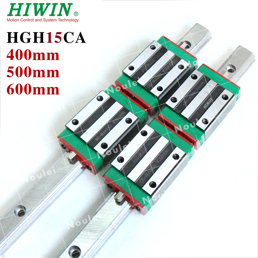 CNC HIWIN 15 мм линейная направляющая 2 шт. HGR15 рельсы и 4 HGH15CA скользящий блок каретки