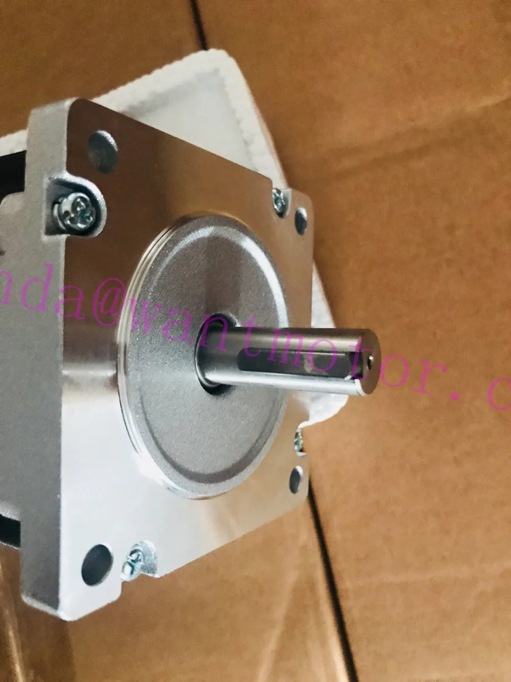Мощный двигатель! CNC Wantai Nema34 шаговый двигатель 151 унц ин 12 7 мм 6A ключевой путь Вал CE