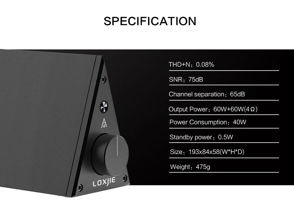 LOXJIE A10 60 Вт* 2 большой мощности Цифровой усилитель HIFI класса D усилитель мощности чип TPA3116 цифровой усилитель мощности AUX вход