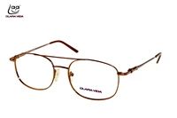 2019 real gafas glasses clara vida double bridged aviation glasses frame myopia and reading avialable photochromic progressive