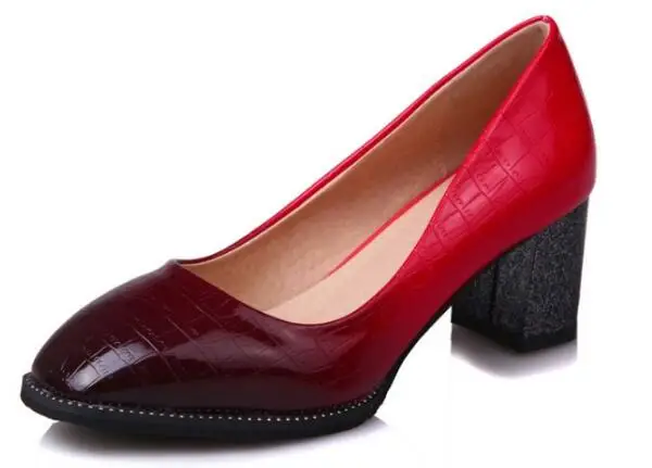 Sapato Feminino Женская обувь на высоком каблуке Chaussure Femme Осенняя Женские туфли лодочки