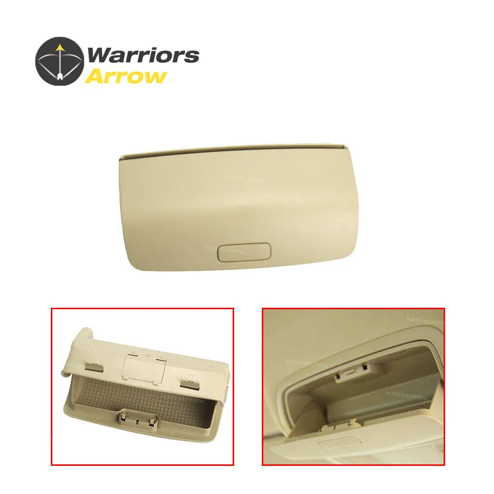 1K0868837E для VW Golf MK6 Passat 2006-2011 CC 2012 2013 Jetta 2005-2010 MK5 Новые Бежевые солнцезащитные очки коробка футляр для солнцезащитных очков
