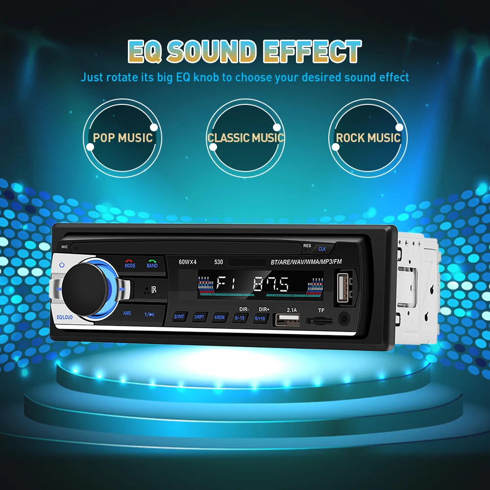 12 В Bluetooth 4 0 Автомобильный MP3 плеер ЖК дисплей Авто Стерео Аудио FM радио двойной USB