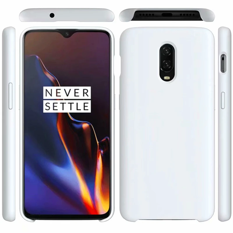 Luxury Original Official Style Silicone Case For Oneplus 7 Pro for 5T 6 6T Cover |