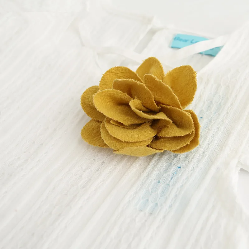 Комплект летней одежды DFXD для маленьких девочек Новое поступление 2018 Детский