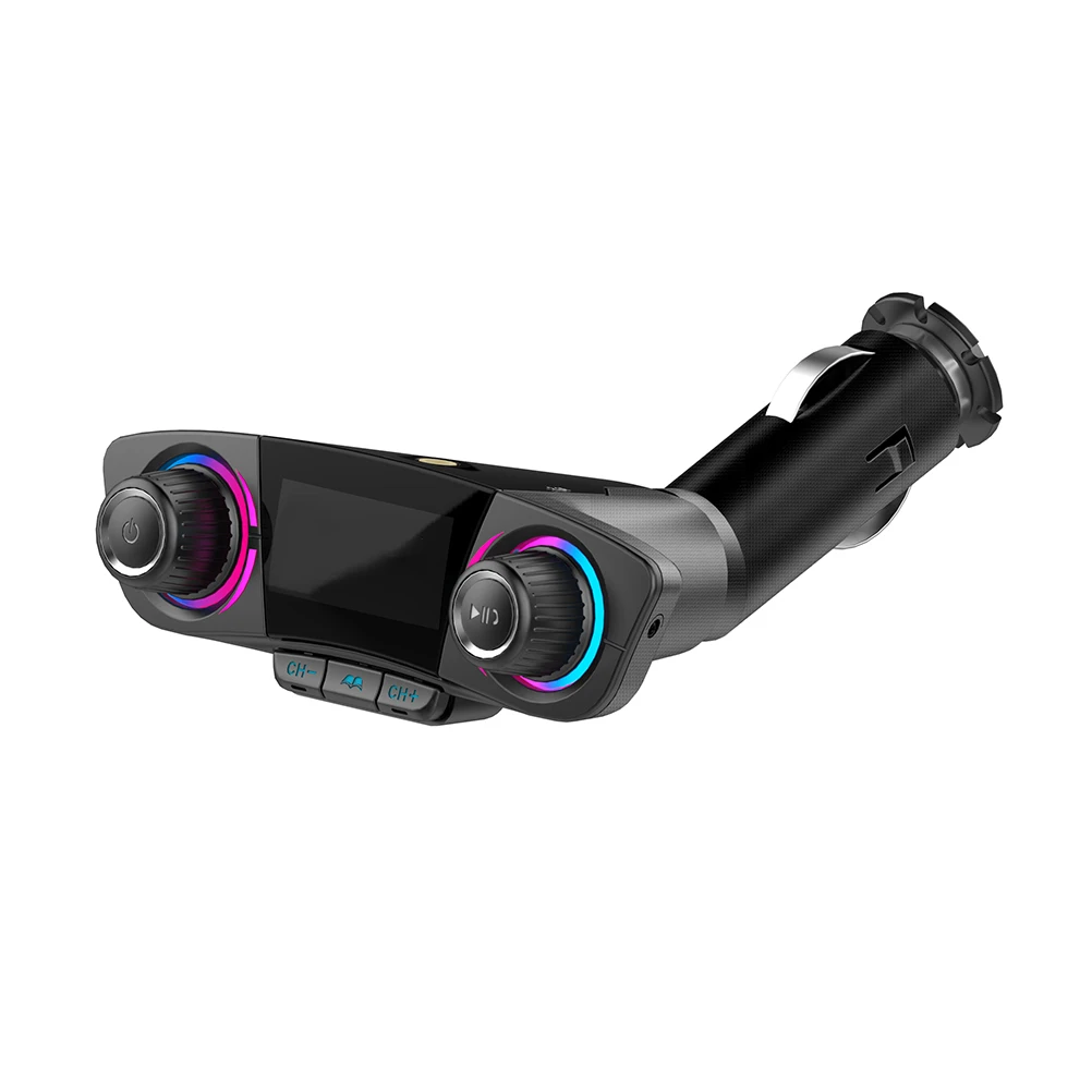 Беспроводной Bluetooth Handsfree Вызов fm-передатчик MP3 плеер Радио адаптер USB Автомобильное зарядное устройство AUX ЖК-дисплей автомобильный комплект
