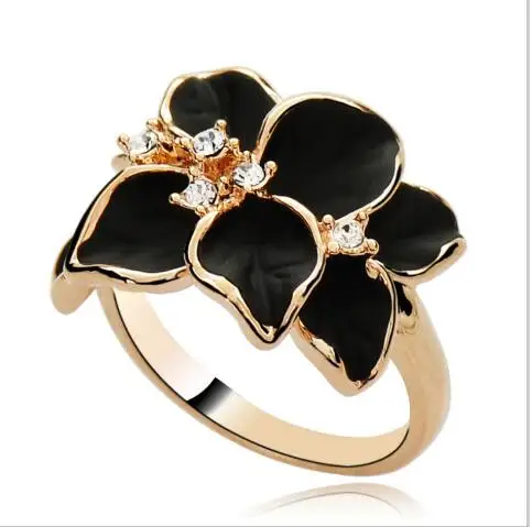 Новое поступление модное кольцо с имитацией кольца Гарденией 8RD47|fashion rings|ring