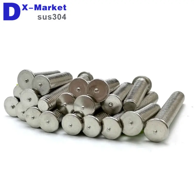 M3 сварочный винт 304 сварочные резьбовые шпильки из нержавеющей стали точечная