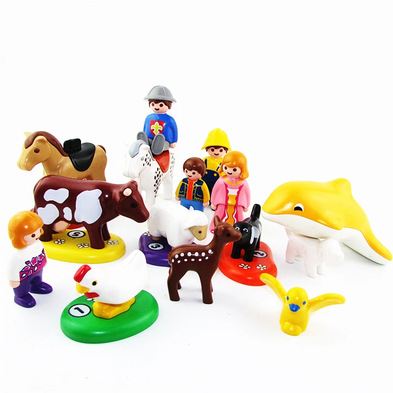 Новый Playmobil 2017 Германии Игрушечные лошадки животных Олень Товары для птиц собака