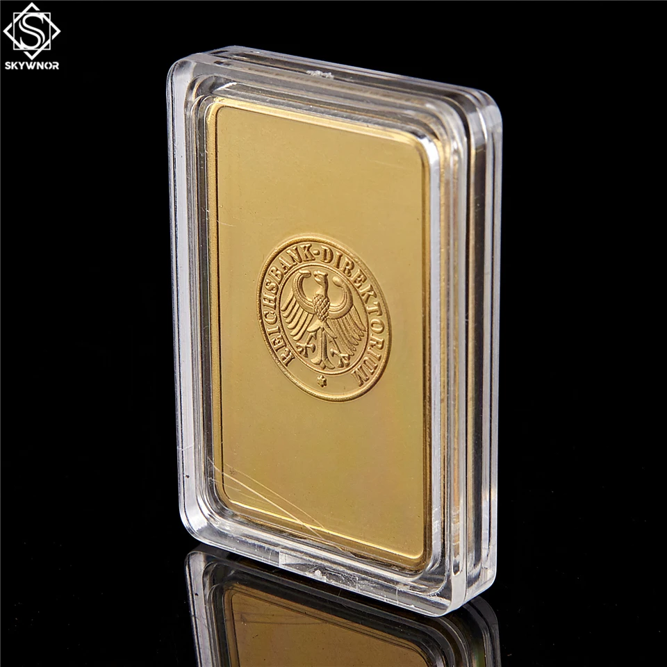 Золотой Deustche Bundesrepublik 1OZ бар Германия памятные слиток золота коллекция