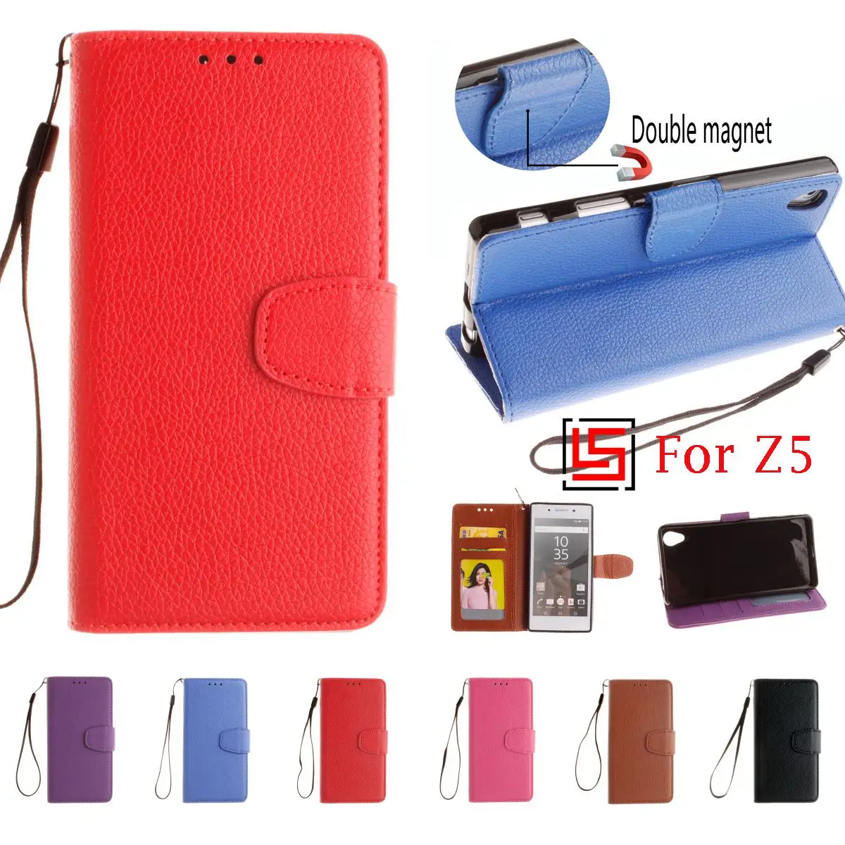 Модный дешевый чехол книжка из искусственной кожи с откидной крышкой и