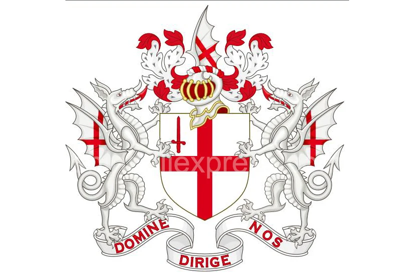 Герб Великобритании флаг 3 фута x 5 футов полиэстер баннер летающий 150*90 см