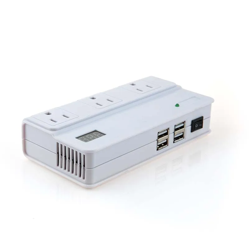 Тер 12 В 220 200 Вт Каррегадор veicular автомобильное зарядное устройство 4 USB