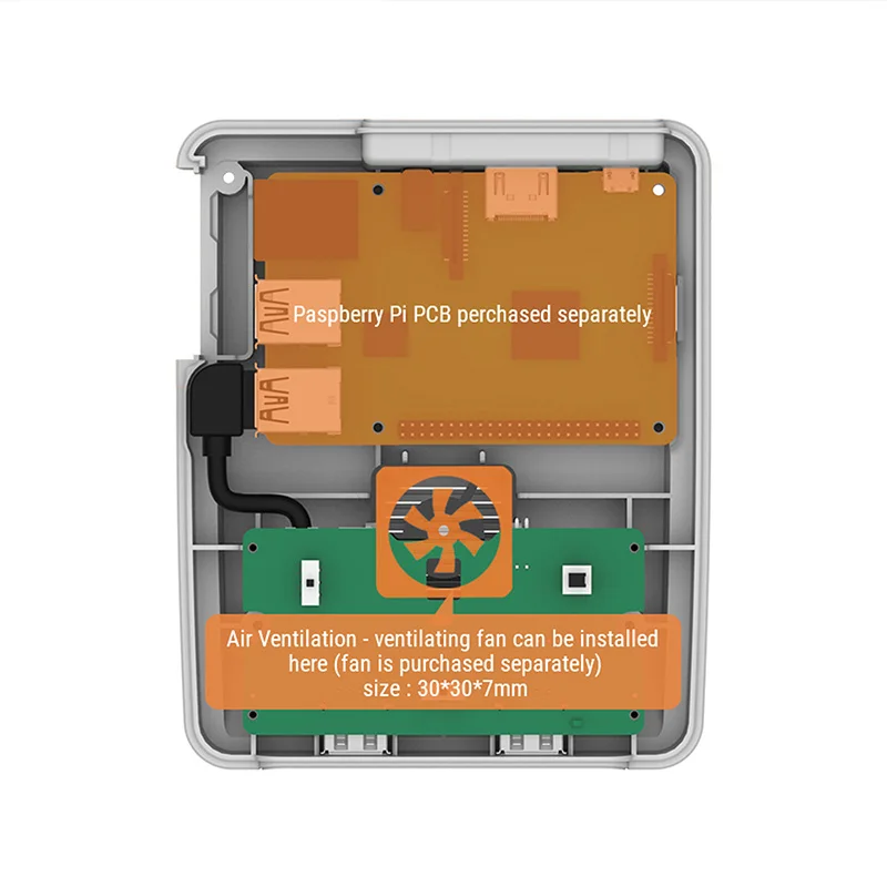 Ретро видео игровая консоль SUPERPi чехол J костюм для Raspberry pi 3B 3B Plus с Raspberry pi 3 Model B DIY ручной игровой плеер