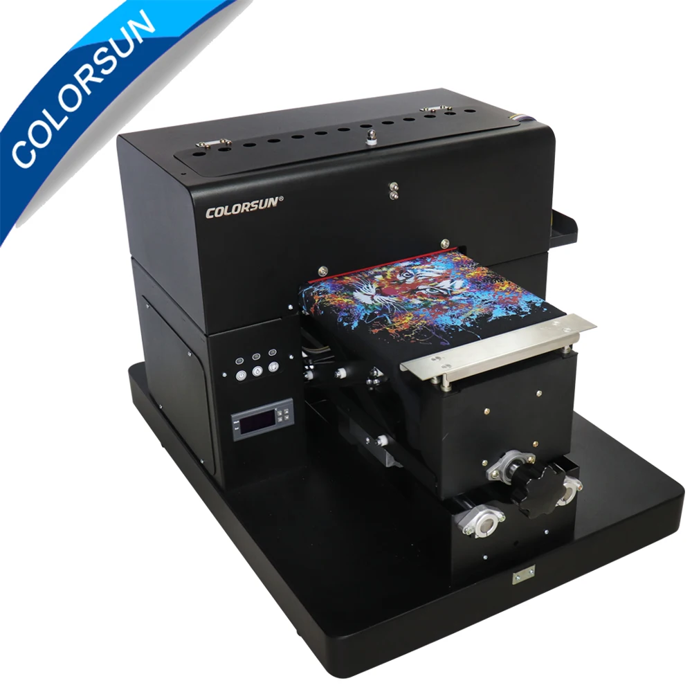 Colorsun A4 планшетный принтер футболка печатная машина с держателем футболки