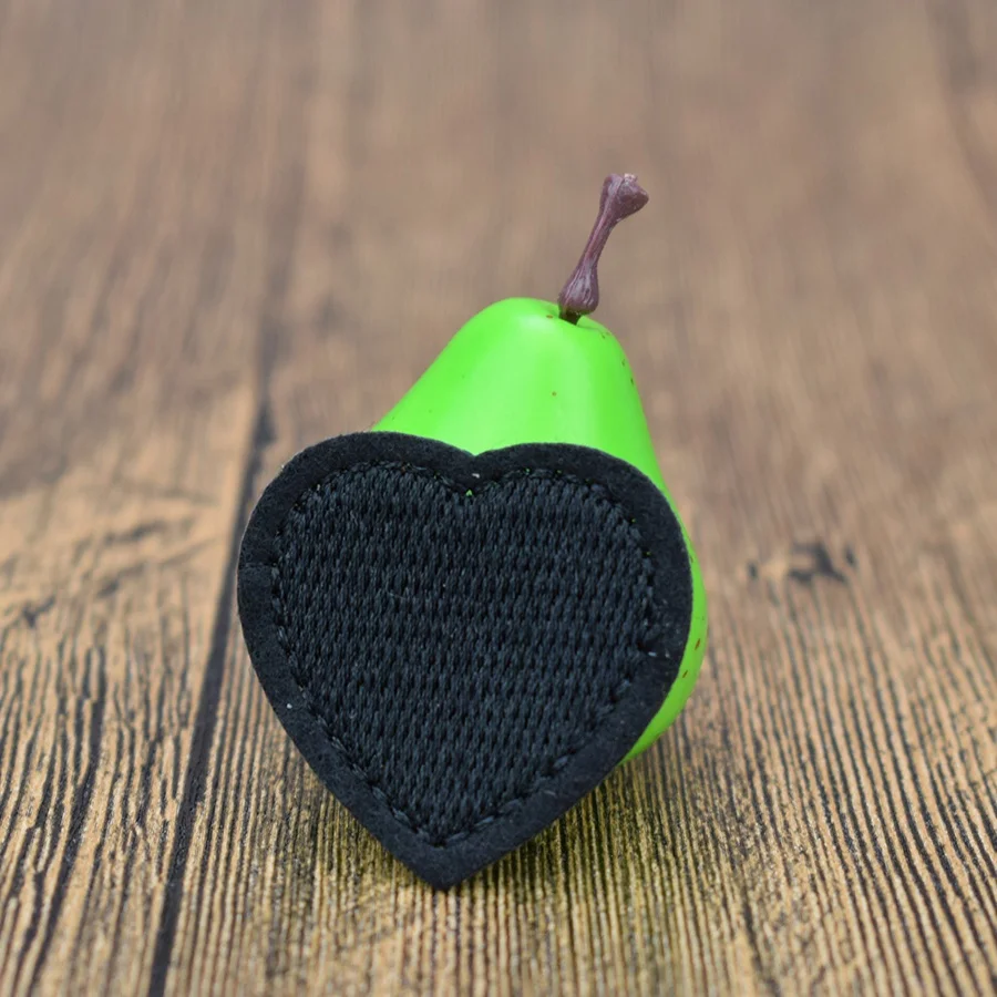 10 шт. вышитая аппликация в виде черного сердца для одежды | Дом и сад