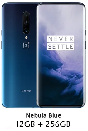 12G 256GB NEBULABLUE Смартфон Oneplus 7 Pro с глобальной ПЗУ, 6 ГБ, 128 ГБ, Snapdragon 855, 6,67 дюйма, AMOLED экран, 48мп, тройная камера, 30 Вт, зарядное устройство, NFC, 4000 мА/ч - Цвет: 12G 256GB NEBULABLUE