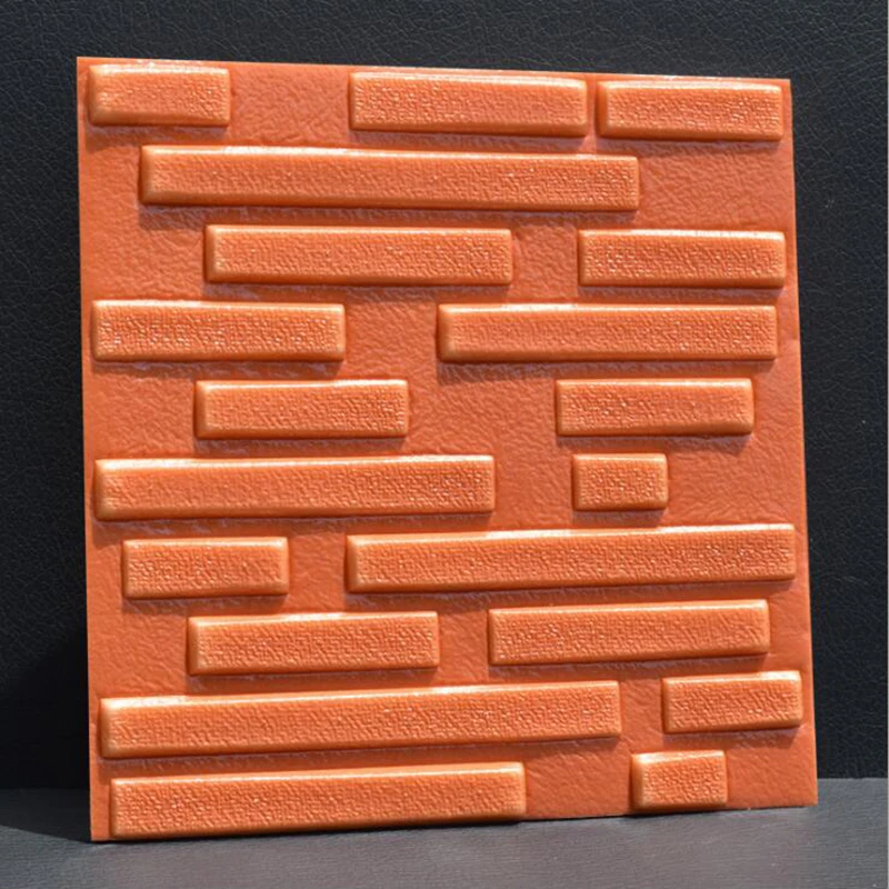 3D ПЭ пена Гибкая каменная кирпичная панель узор стикер на стену 30*30 см* 1 шт. домашний декор ТВ диван Настенная роспись квадратная DIY обои