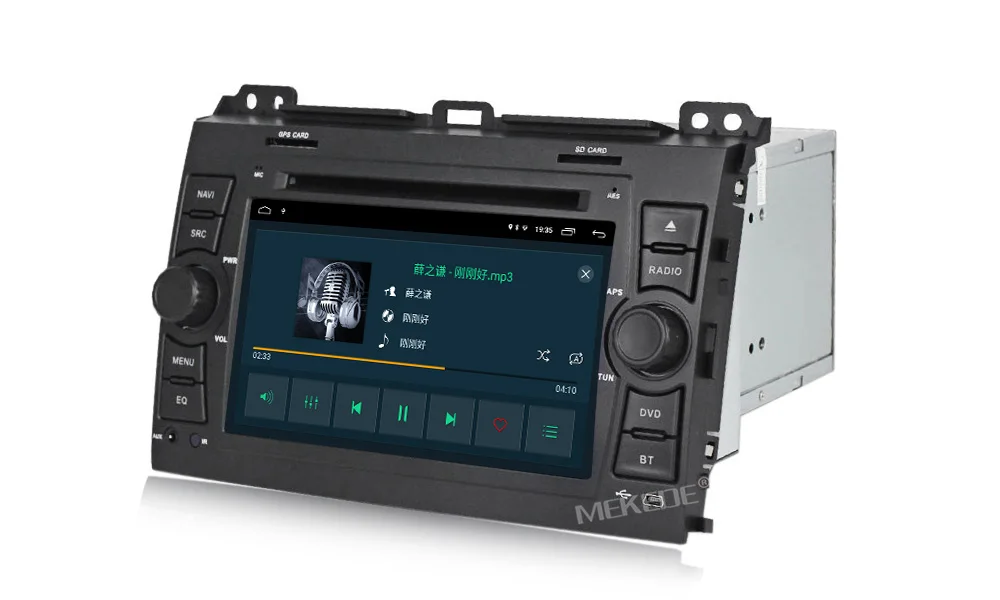 Новое поступление! Mekede android 9,1 Автомобильная Мультимедийная система для Toyota Prado 120 2004-2009 с 2 Гб+ 32 ГБ gps навигация радио плеер