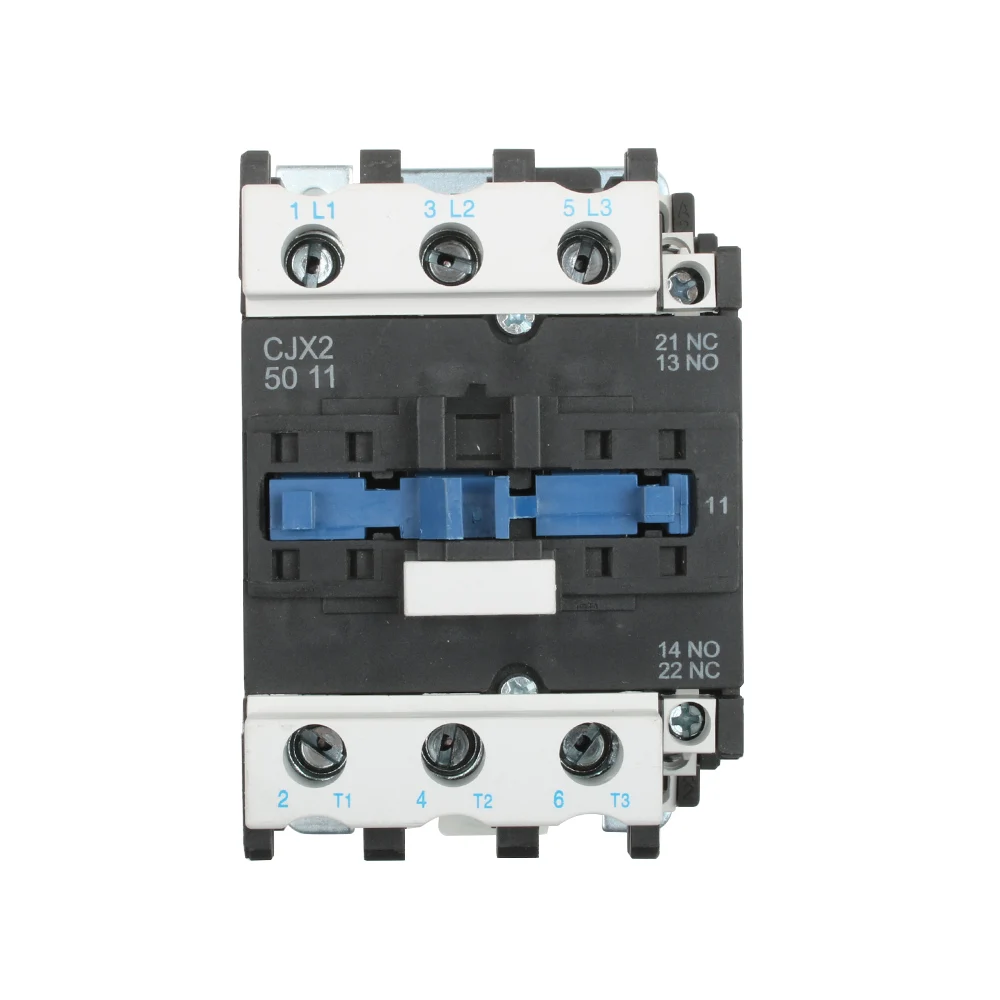 Φ 4011 8011 6511 9511 CJX2 5011 AC Контактор 40A50A65A 80A для Din рейки 1NO1NC использование с реле