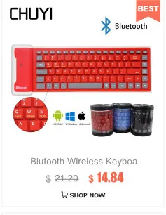 CHUYI bluetooth беспроводная мышь перезаряжаемая 1000 dpi Бесшумная компьютерная мышь usb зарядка эргономичная игровая мышь для настольного ноутбука