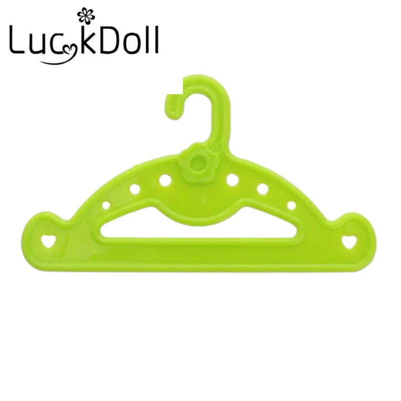 b759 LUCKDOLL 5 шт./лот вешалки для одежды подходят 18 дюймов Американский 43 см BabyDoll одежда аксессуары, игрушки для девочек, поколение, подарок на день рождения - Цвет: b759