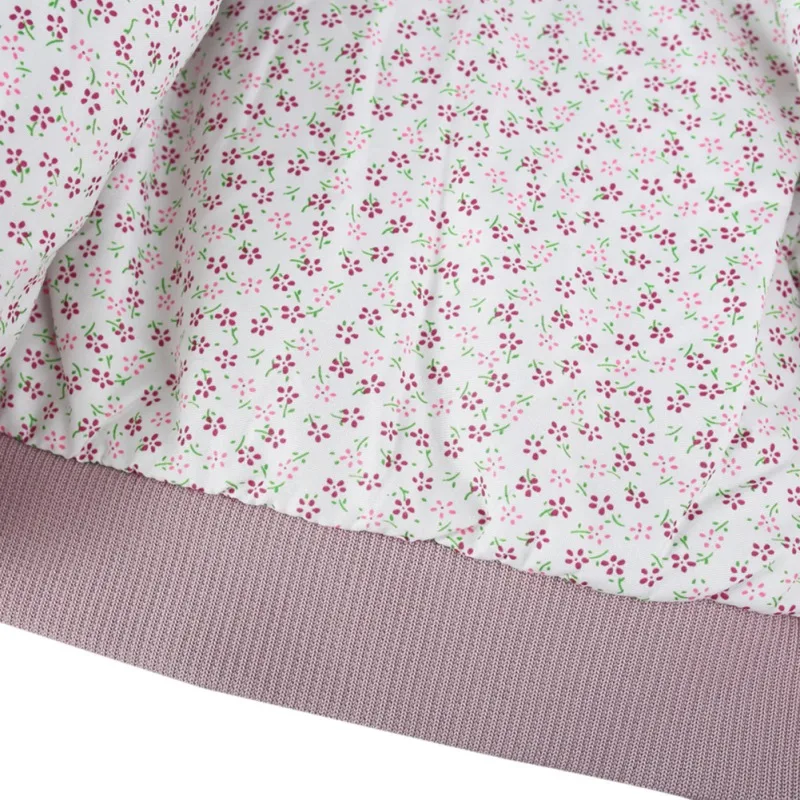 Детская простая теплая бархатная куртка на молнии из овечьей шерсти розовая