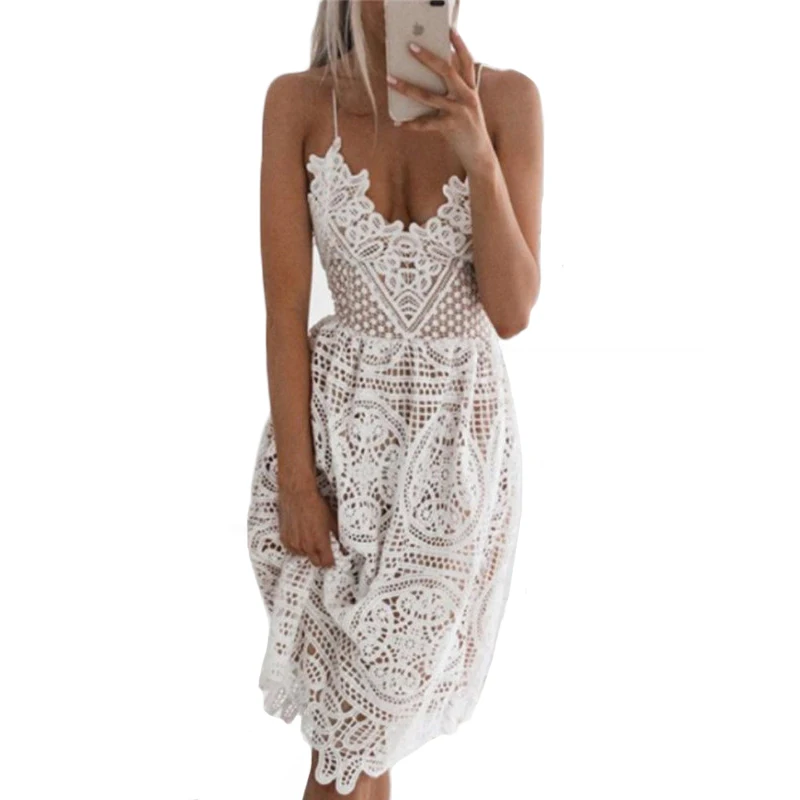 Лидер продаж 2018 кружевное платье модное облегающее ТРАПЕЦИЕВИДНОЕ ПЛАТЬЕ до