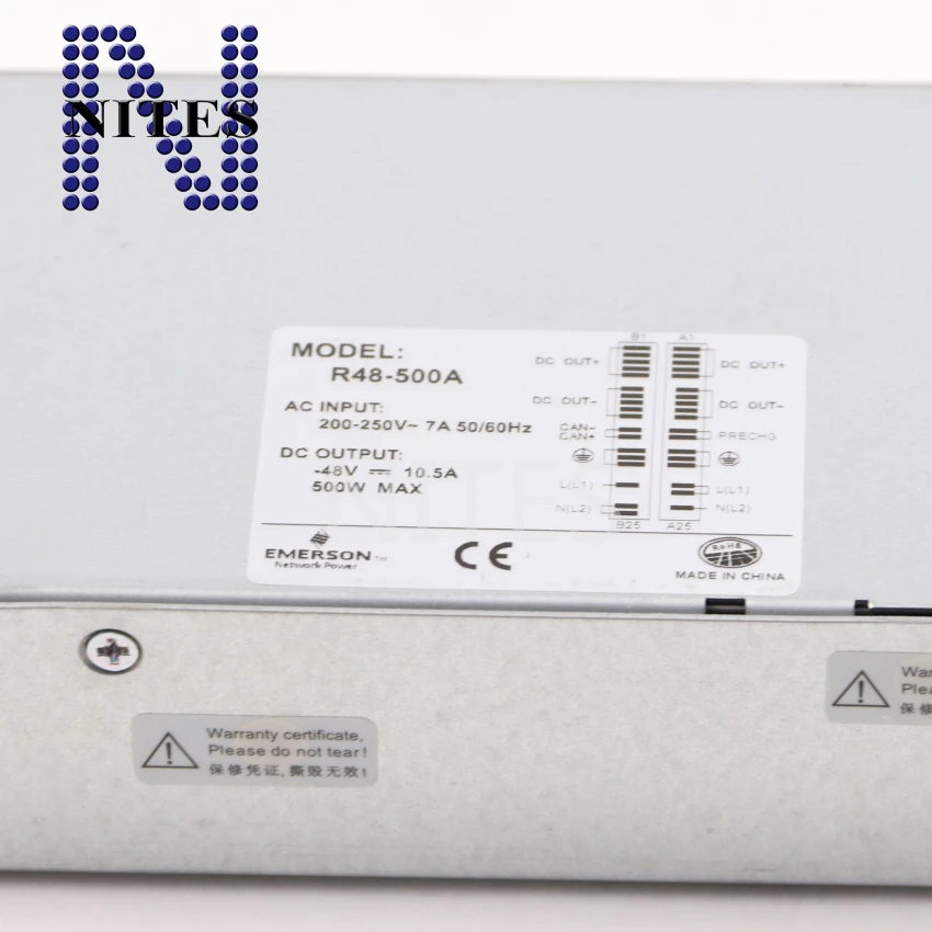 Оригинальный Новый Emerson R48 500A 500 модуль выпрямителя 48 В DC мощность 10А/500 Вт