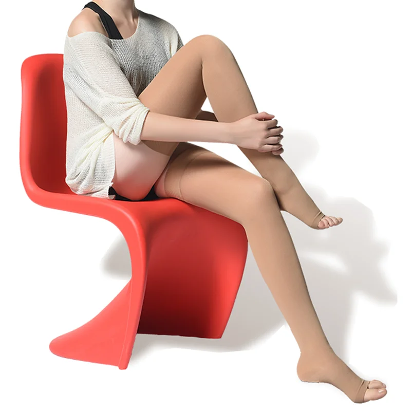 Unisex Open Toe Knee High 30-40 mmHg Medical Compression Stockings Compression Stockings for Woman Support Stocks for Men