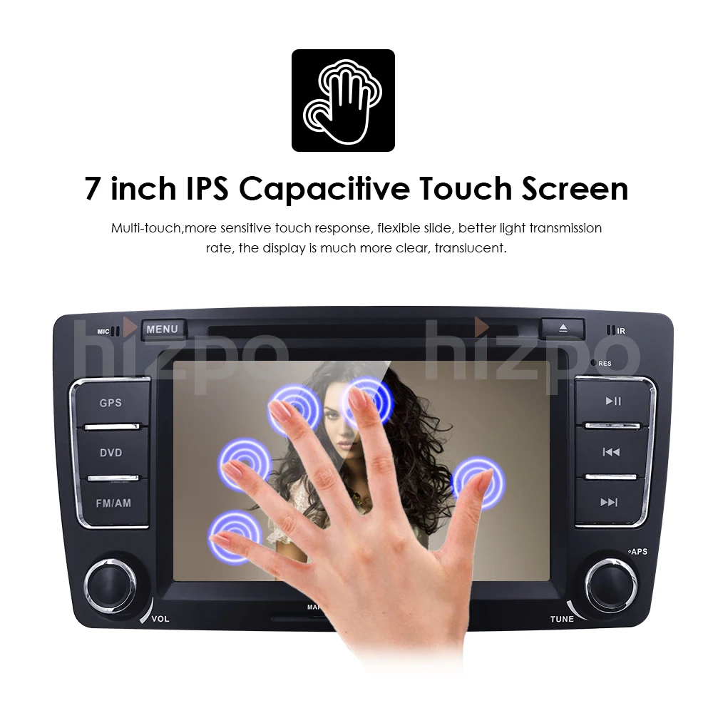2Din автомобильный DVD GPS для Skoda Octavia (2009 2013) & Yeti (2008 2014) Android 9 0 четырехъядерный 2 грамм +