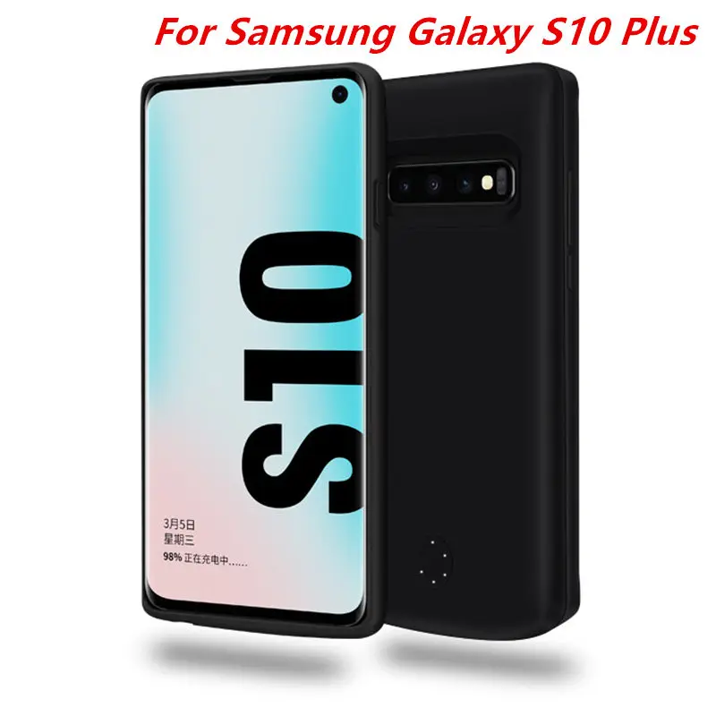 Чехол для аккумулятора samsung Galaxy S10 Plus, чехол для зарядного устройства Smart 6000 мАч, внешний аккумулятор для samsung S10 Plus, чехол для аккумулятора