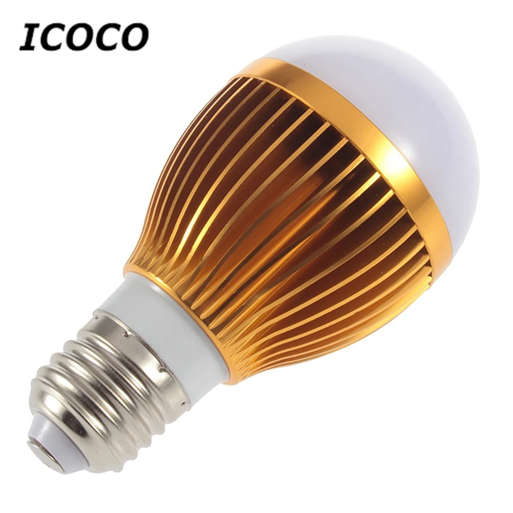 ICOCO высокое качество теплые белые E27 Мощность светодио дный лампочки Глобус лампы