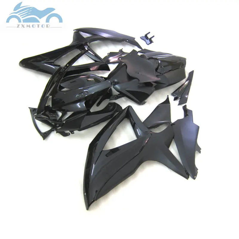 Комплекты обтекателей для SUZUKI GSXR600 750 2008-2010 K8 Мотоцикл Обтекатели набор 08 09 GSXR 600 K8 K9 08 09 10 матового черного цвета