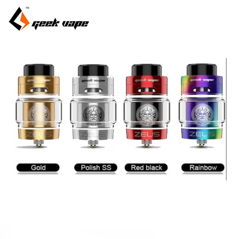 Атомайзер для электронных сигарет Geekvape Zeus Dual RTA емкость 5 мл герметичная система