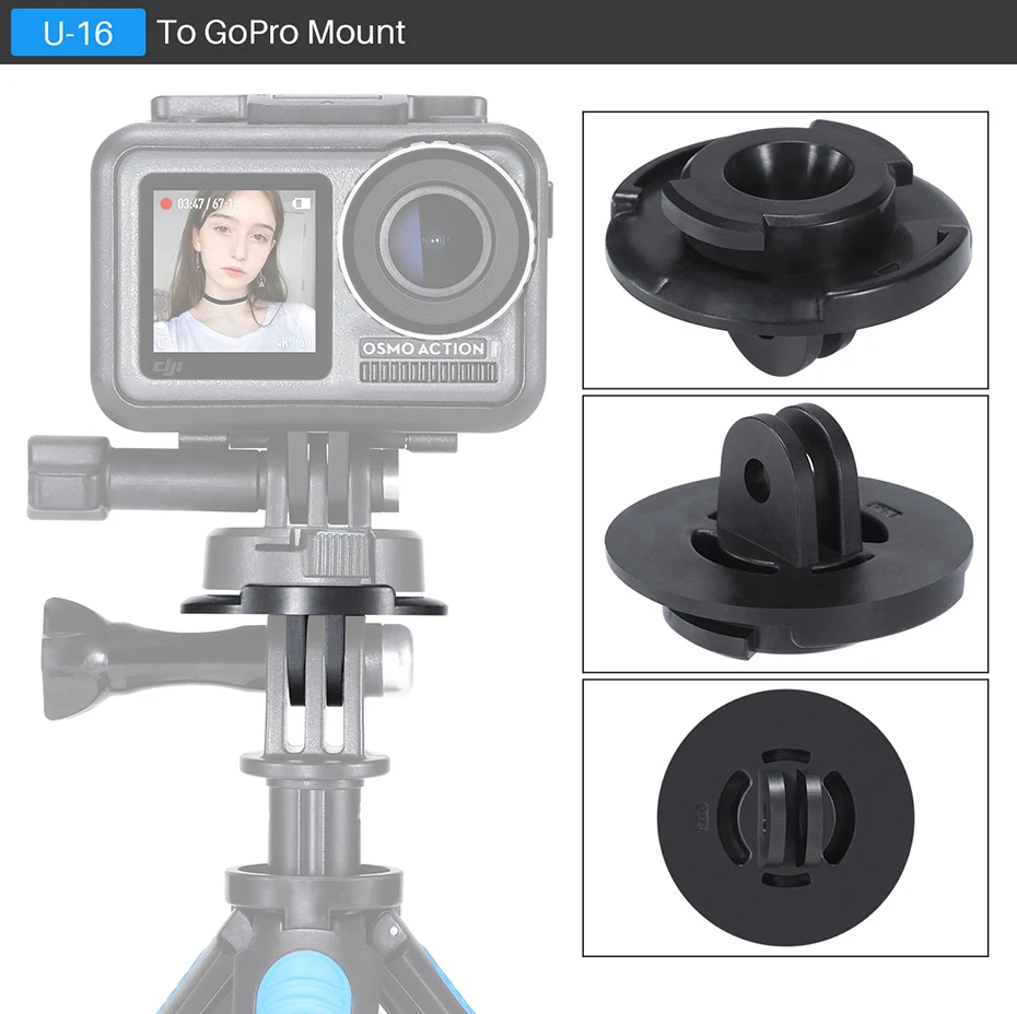 Ulanzi Accessories Kit for DJI Osmo Aticon Camera Mount Holder Adapter Tripod Arca Quick Release | Электроника