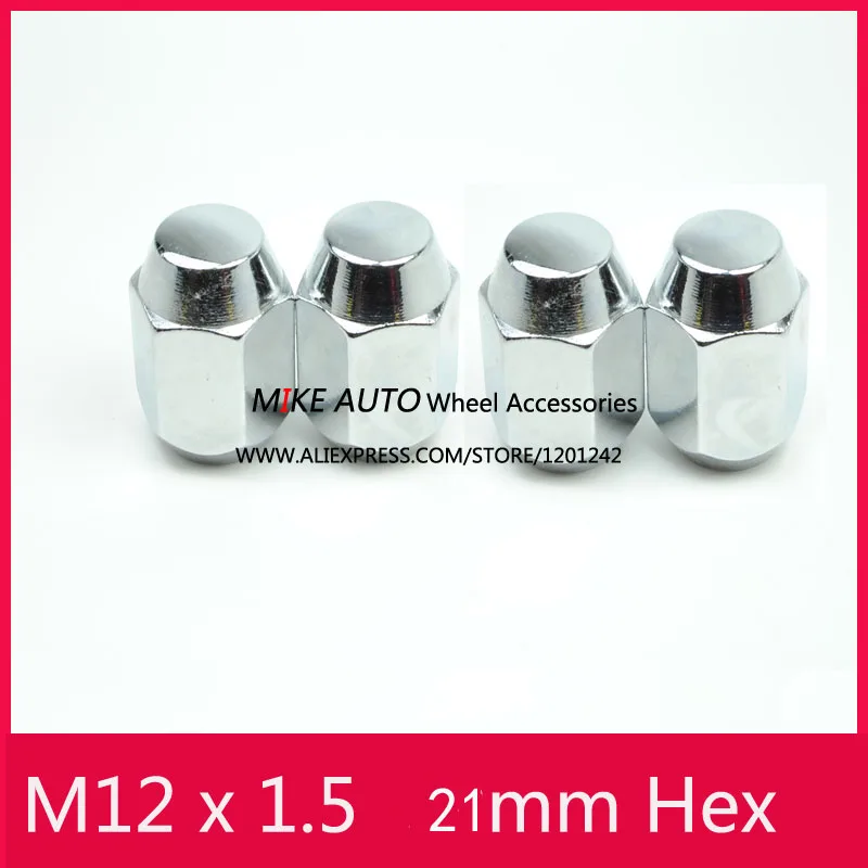 1 шт. M12x1.5 колеса из сплава стали гайка Шестигранная 13/16 "Шестигранная 36 Длина
